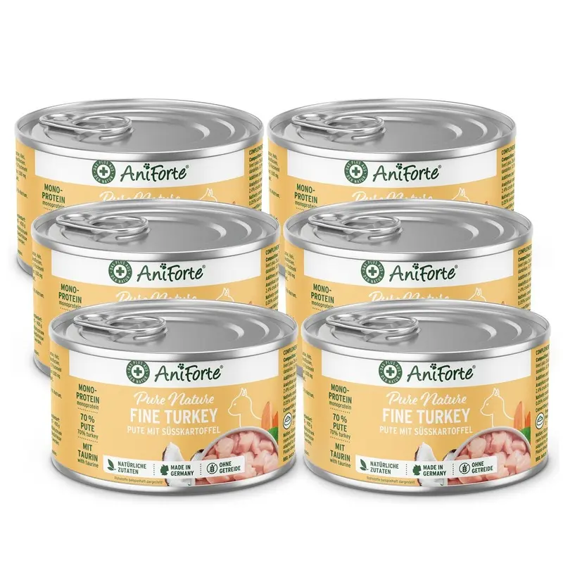Aniforte Uk Grain Aniforte Purenature Fine Turkey - Wet Food For Cats