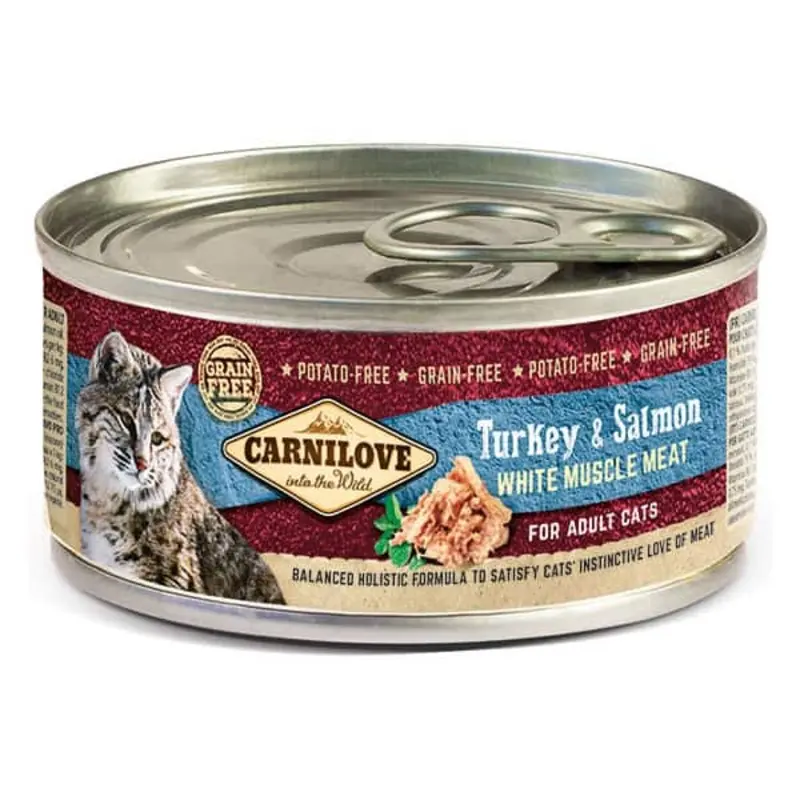 Carnilove Turkey And Adult Cat Food - Salmon 100G