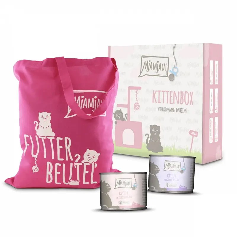 Mjamjam Salmon Kitten Gift Box Size 3