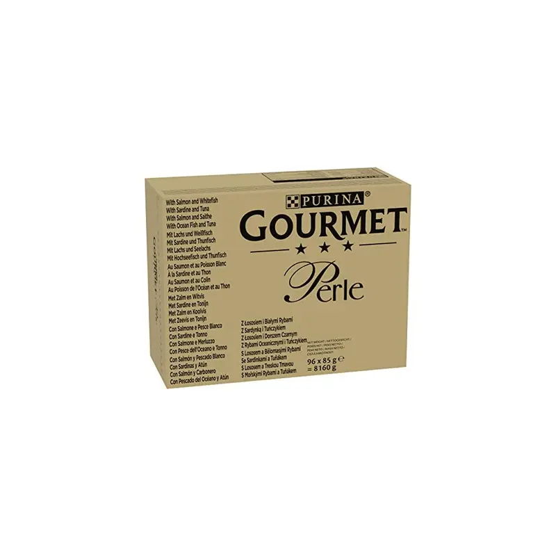 New Gourmet Gadgetry Gourmet Perle Seaside Duo In Gravy Wet Cat Food 96X85g 12526112