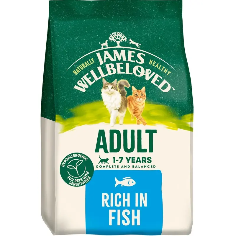 Adult Fish & Rice Dry Cat Food - 12Kg