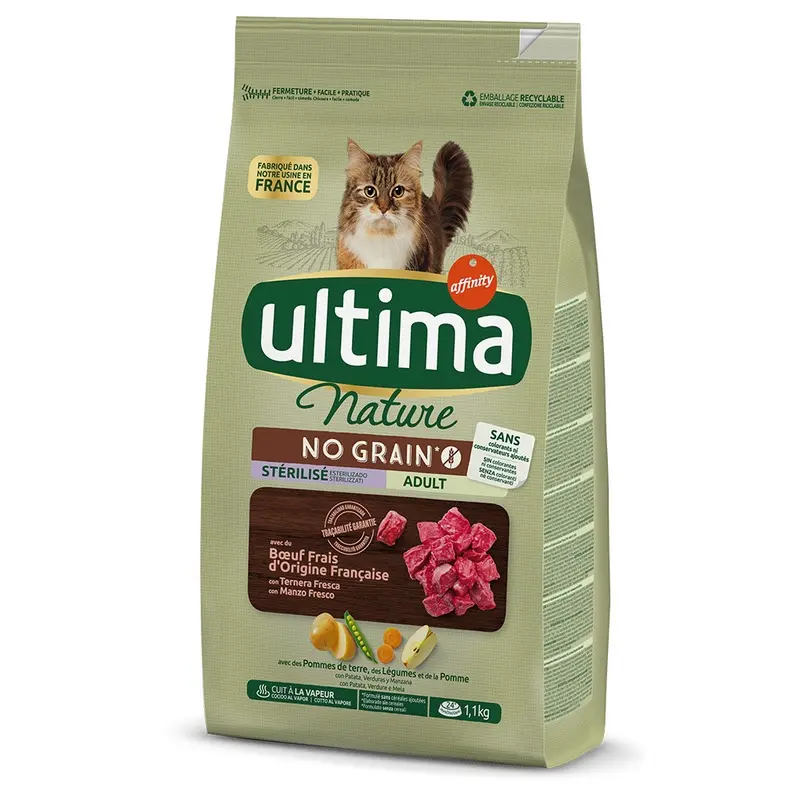 Affinity Ultima Ultima Nature No Grain Sterilised - Beef - 1.1Kg