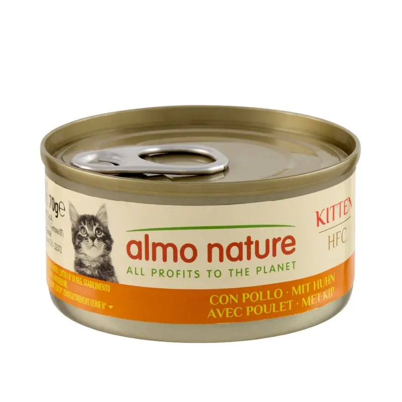 Almo Nature 70G Almo Nature Classic For Cats 6 X 70G - Hfc Kitten Chicken