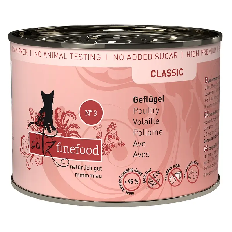 Catz Finefood Can 6 X 200G - Poultry
