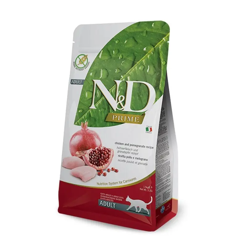N&D Orange/Green Farmina Cat Prime Chicken & Pomegranate | : 5Kg
