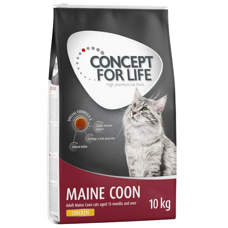 Concept For Life 10Kg/9Kg Dry Cat Food - 10% Off! * - Adult Maine Coon (10Kg)