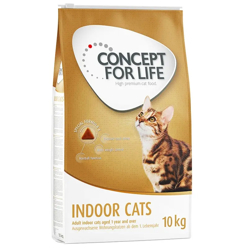 Concept For Life 10Kg/9Kg Dry Cat Food - 10% Off! * - Indoor (10Kg)