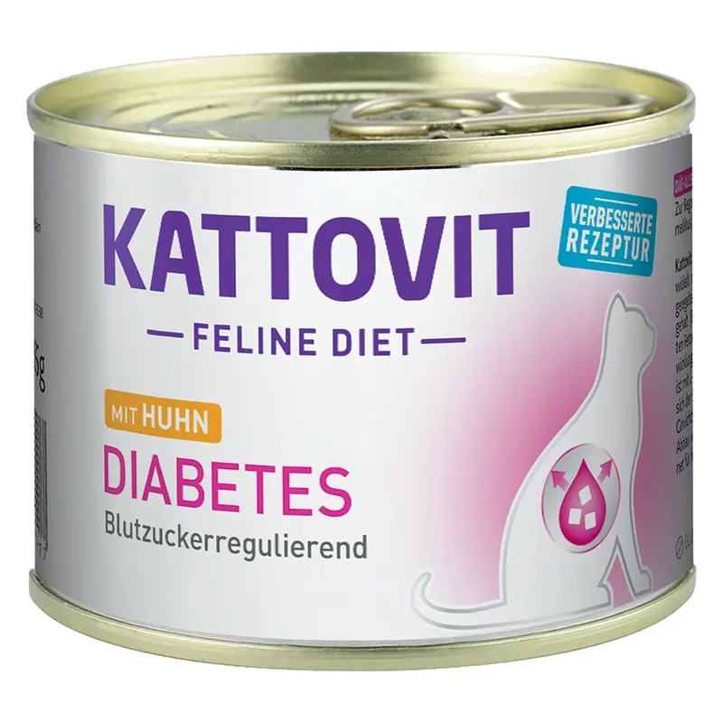 Kattovit Diabetes (Blood Sugar) 6 X 185G - Chicken