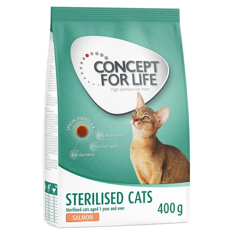 Concept For Life Sterilised Cats - Salmon - 400G