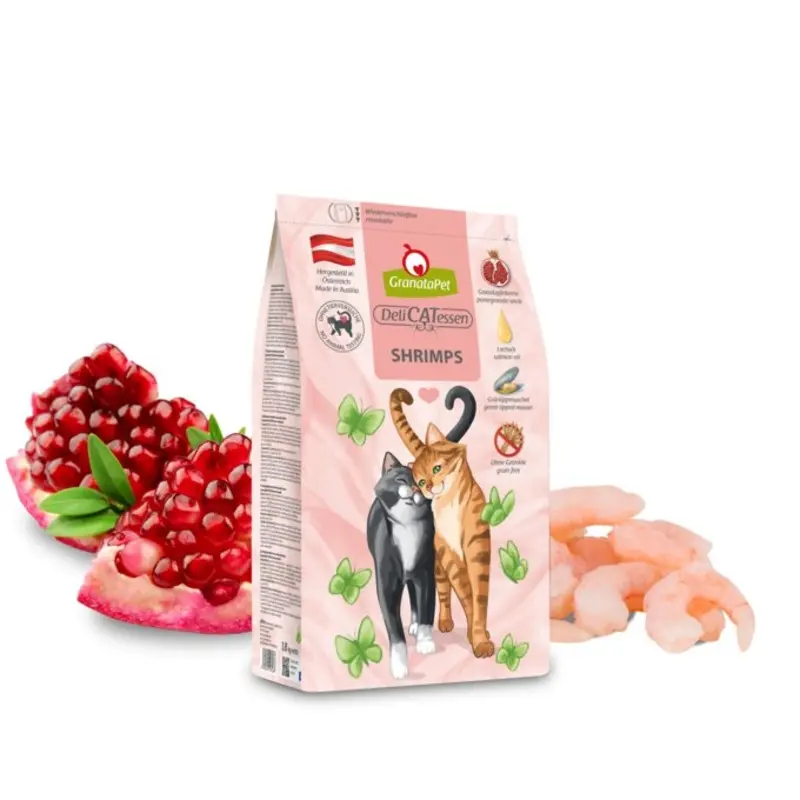 Granatapet Salmon/Green Cat Dry Food Delicatessen Shrimps | : 300G