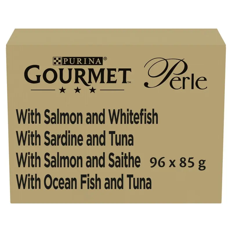 Gourmet Salmon Perle Seaside Duo In Gravy Wet Cat Food 96X85g