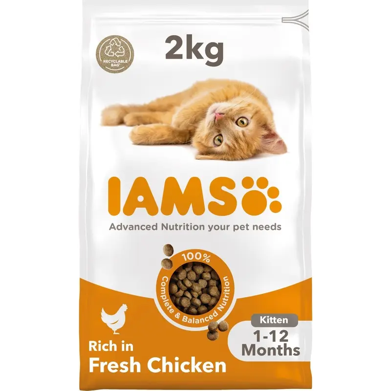 Iams Kitten Food With Fresh Chicken - 2Kg