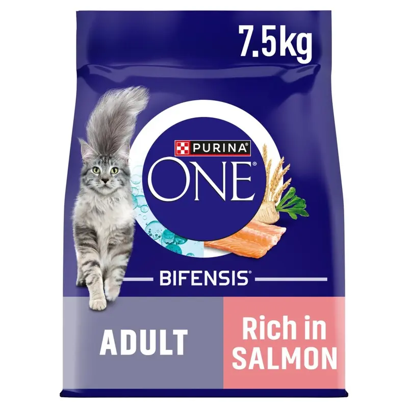 Purina Salmon One Dry Cat Food 7.5Kg