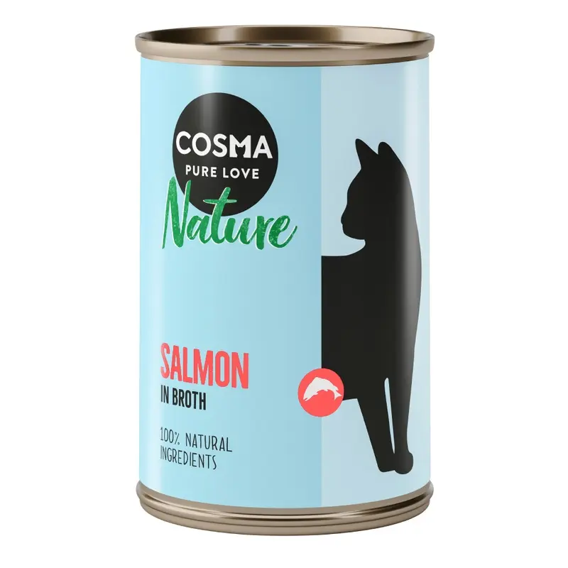 Cosma Nature 6 X 140G - Salmon
