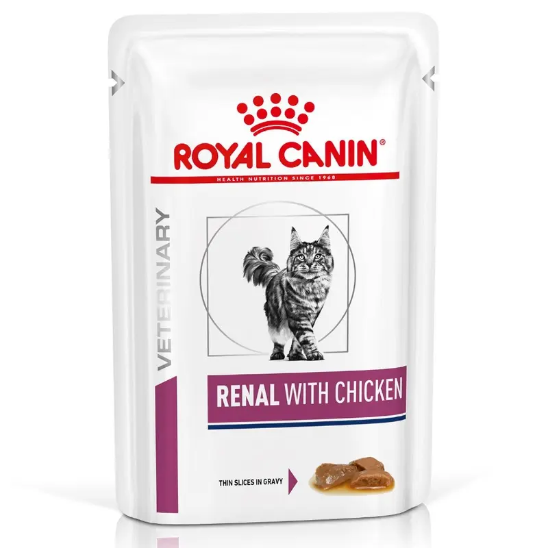 Royal Canin Veterinary Diet Royal Canin Veterinary Cat - Renal With Chicken - 12 X 85G