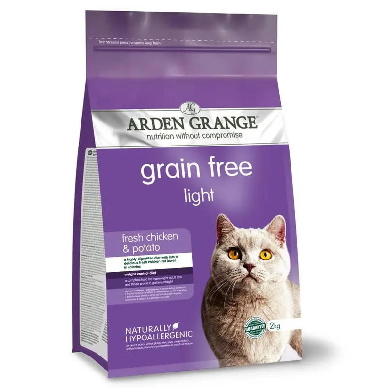 Arden Grange Light Chicken & Potato - Adult Cat - 2Kg