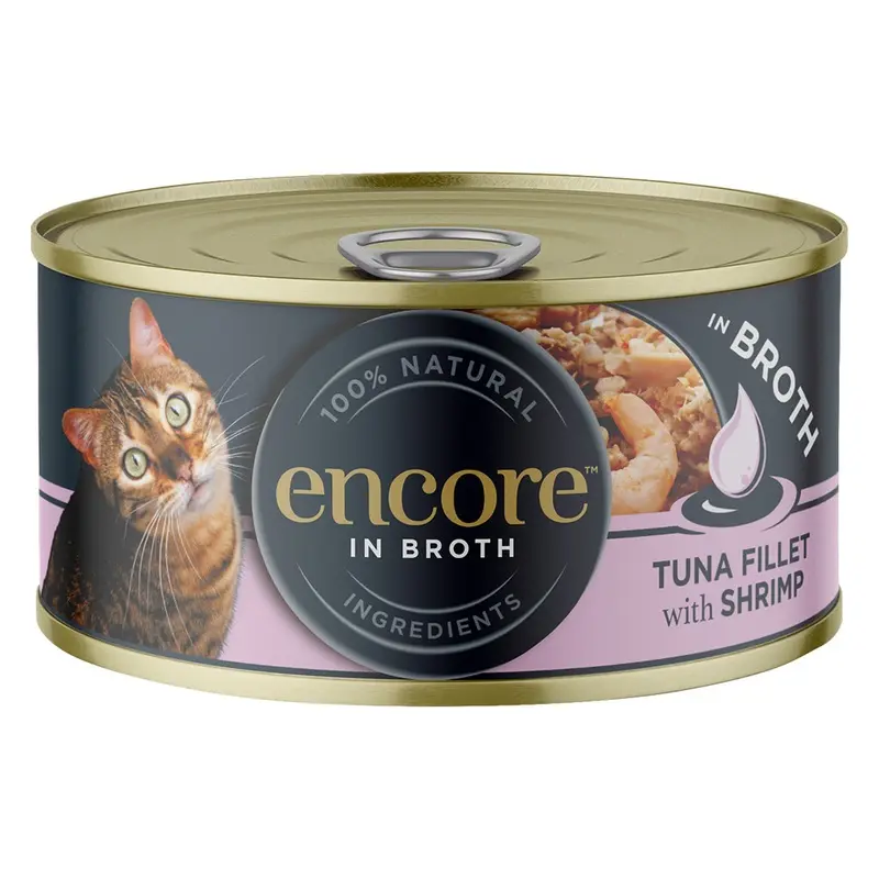 Encore Cat Tin 16 X 70G - Tuna With Shrimp