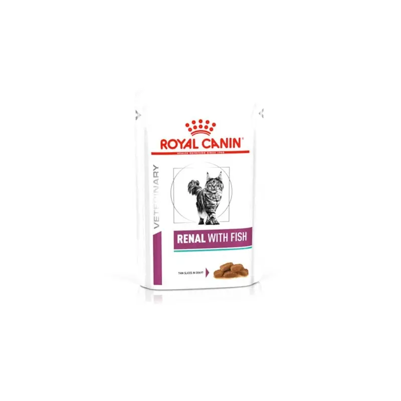 ROYAL CANIN Renal Feline Tuna Cat Food, 85 g (Pack of 12)