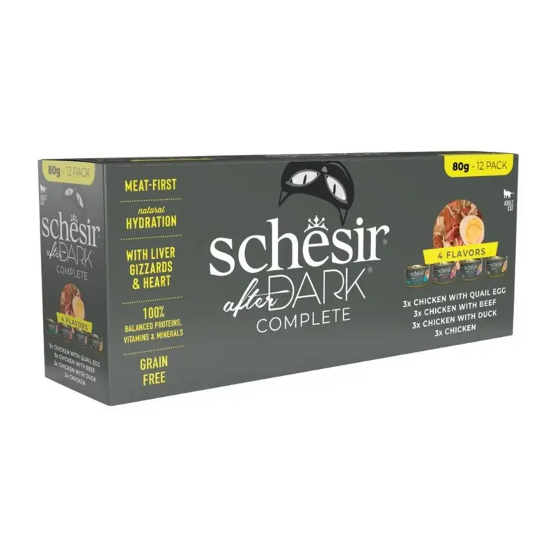 Schesir Dark After Complete Multipack (12X80g) Size 5