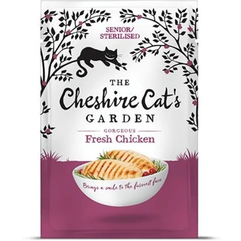 The Cheshire Cats Garden Green Gorgeous Chicken For Senior/Sterilised Cats | : 85G