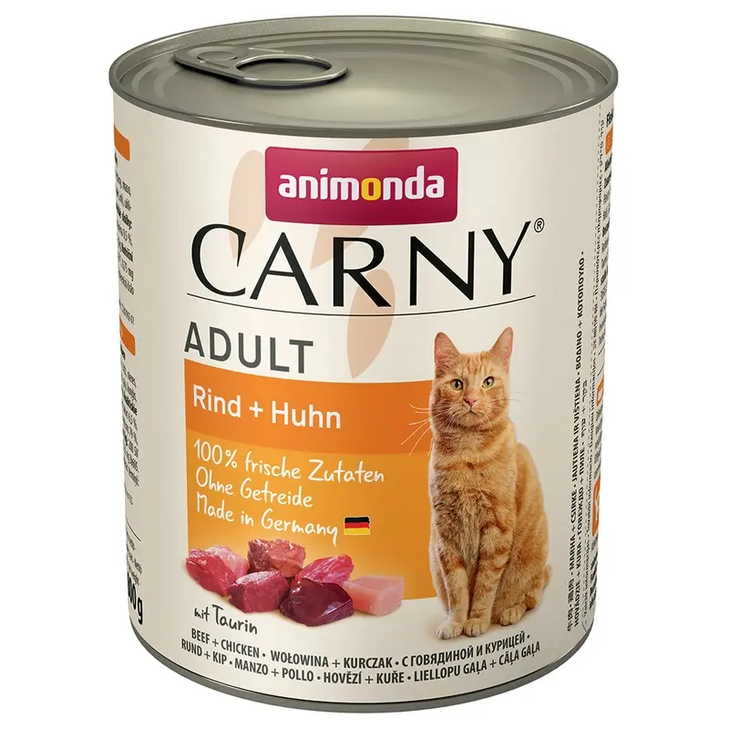 Animonda Carny Adult 6 X 800G - Beef & Chicken