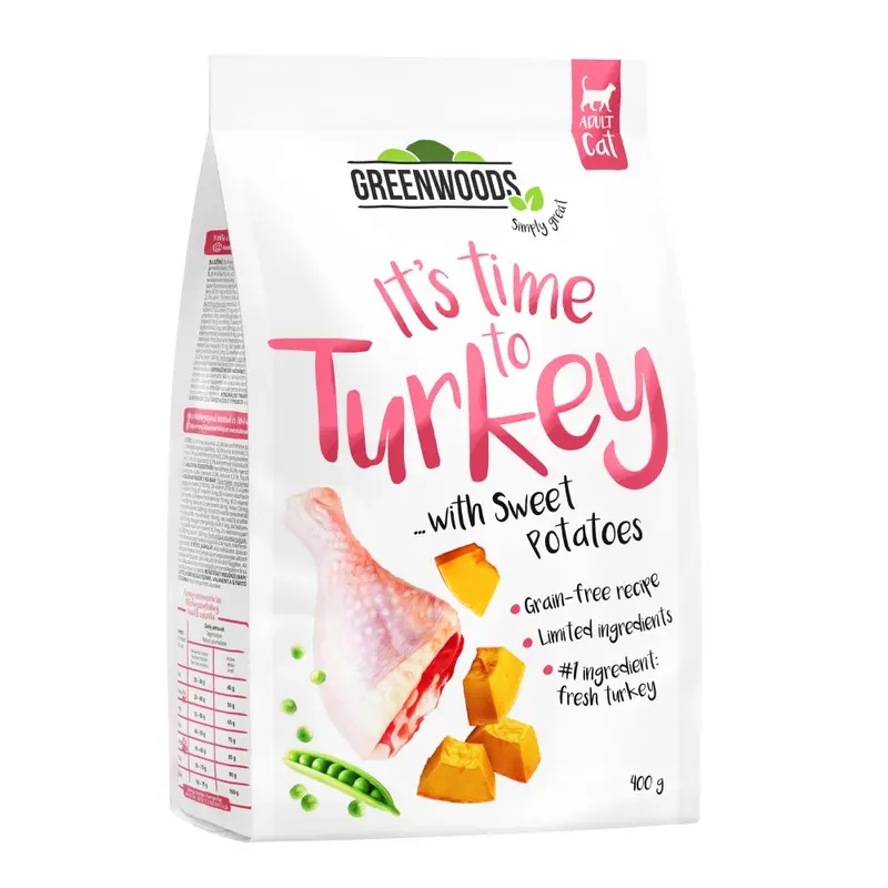 Greenwoods Turkey With Sweet Potatoes, Peas & Pumpkin - 400G