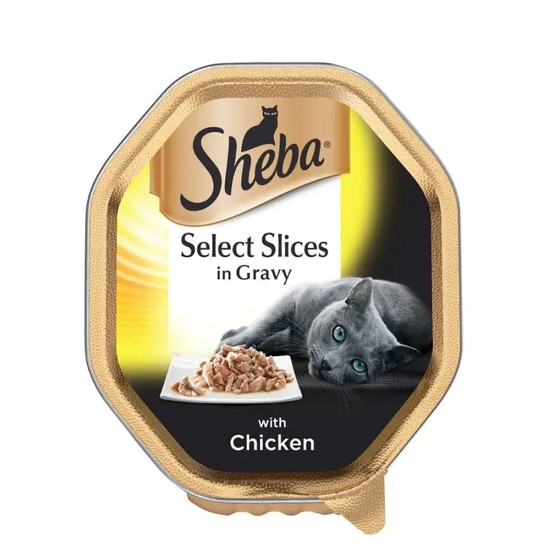 Sheba Select Slices With Chicken In Gravy Cat Food Tray - : 85G