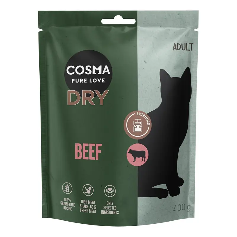 Cosma Extruded Beef Dry Food - 400G