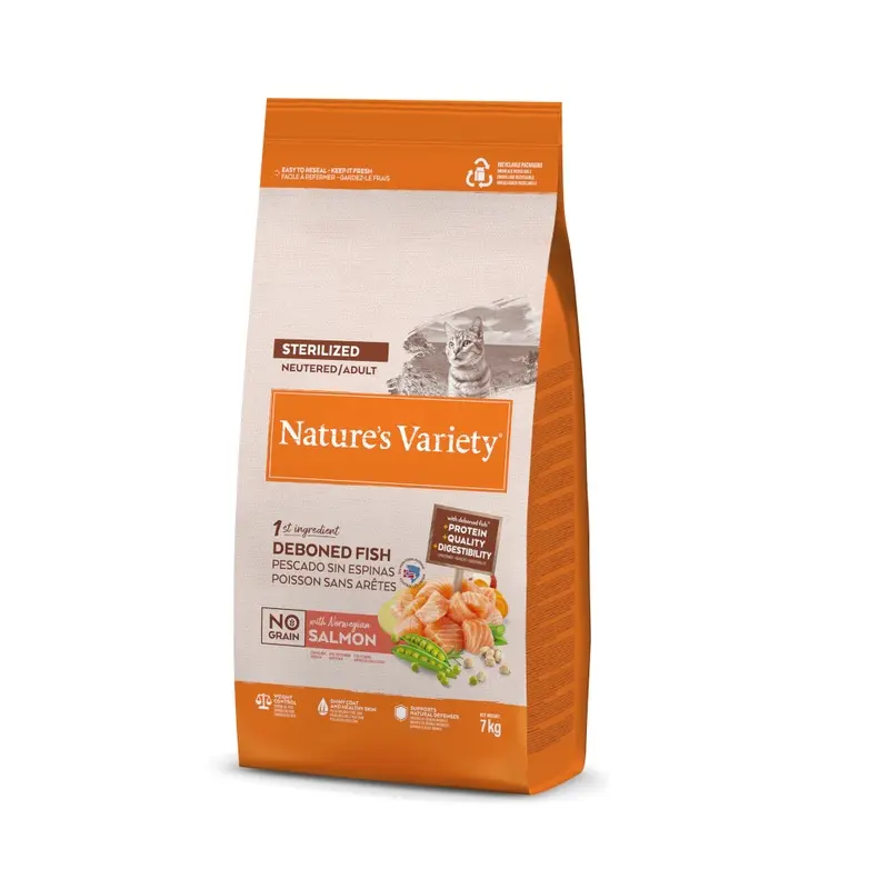 Natures Variety Natures Variety No Grain Sterilised Norwegian Salmon - 7Kg