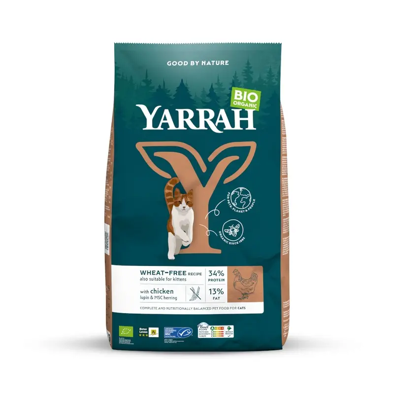 Yarrah Organic Wheat-Free With Organic Chicken & Fish - 10Kg