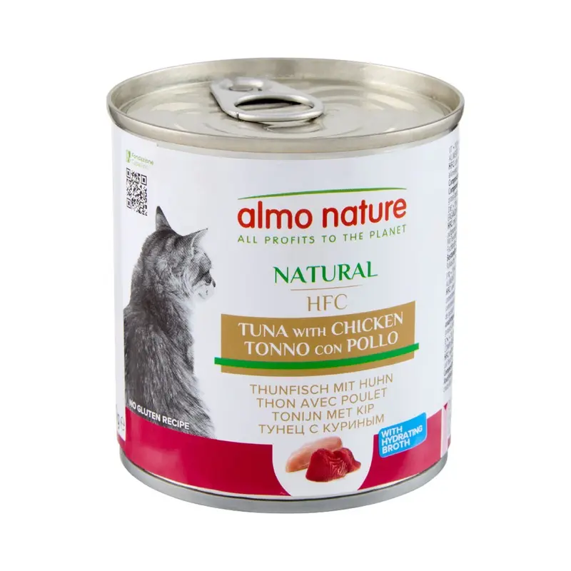 Almo Nature Hfc For Cats 6 X 280G - Tuna & Chicken
