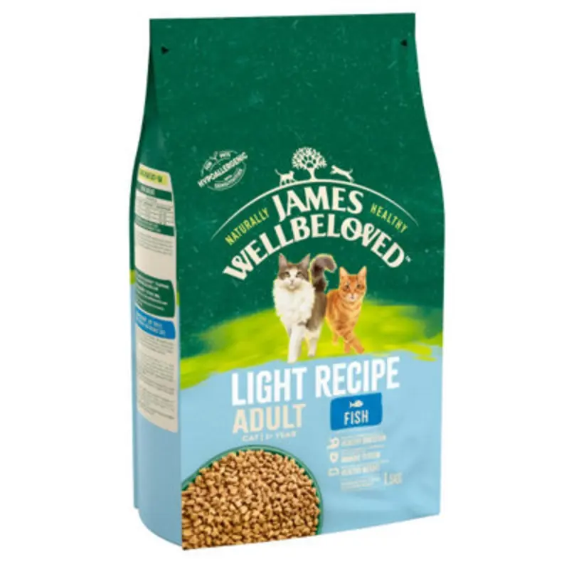 James Wellbeloved Ocean Fish & Rice Adult Cat Food 1.5Kg Light