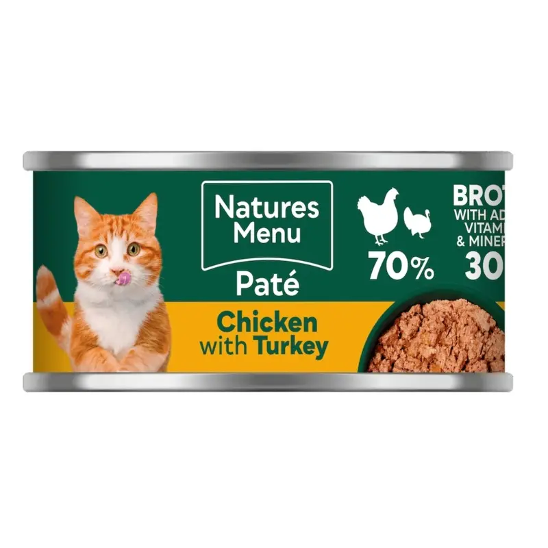Natures Menu Cat Chicken With Turkey Pate 85G