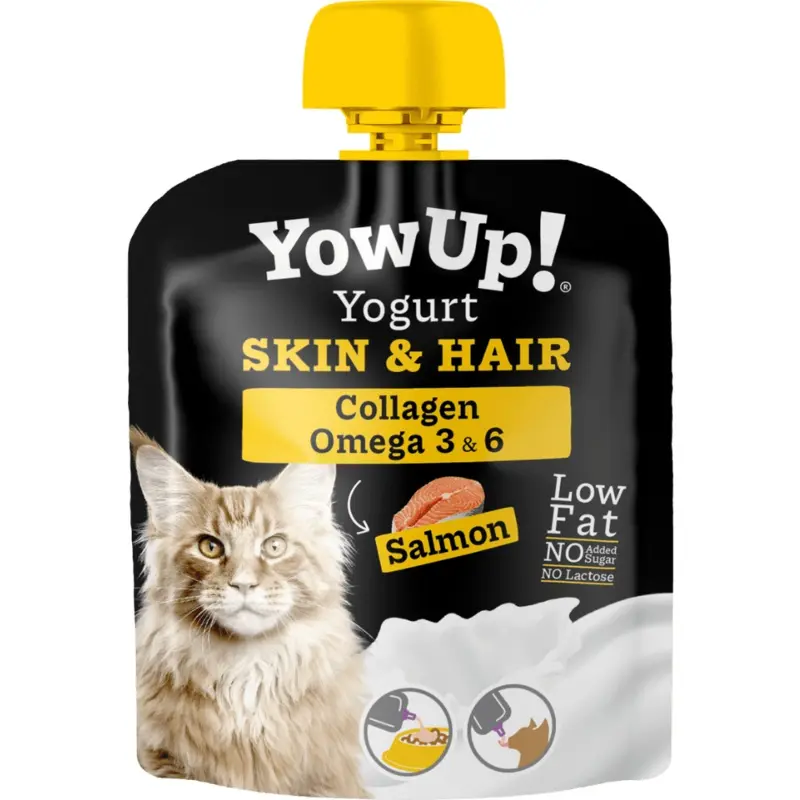 Yowup! Salmon Cat Yogurt Skin And Hair With Collagen 85G