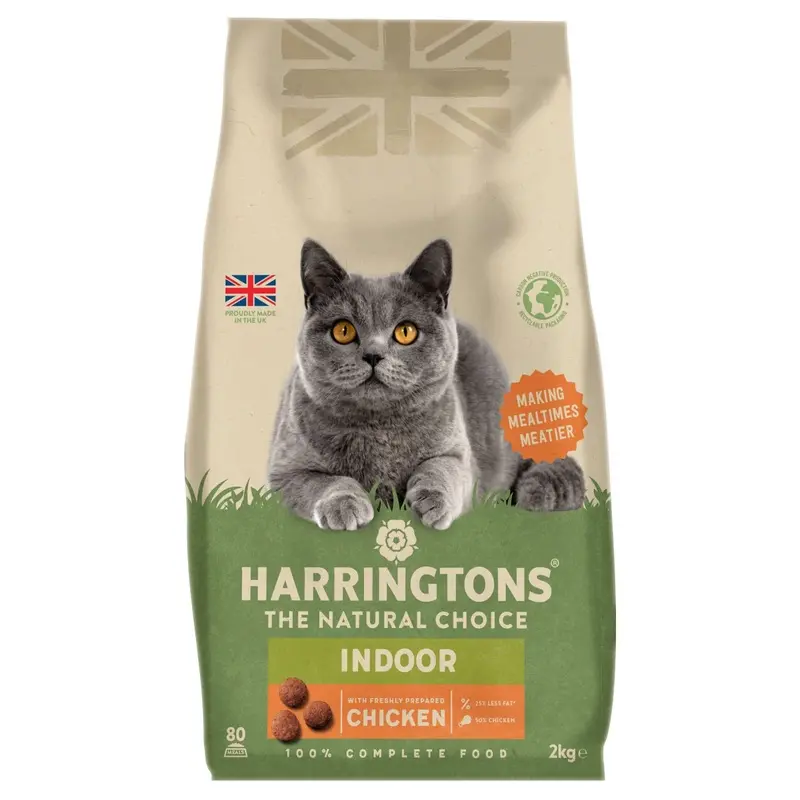 Harringtons Chicken Cat Food For Indoor Cats - Salmon 2Kg