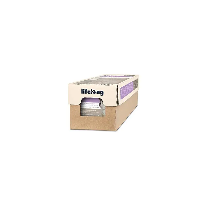 New Lifelong Amazon Brand - Cat Food - Pat With Game,, Pack Of 16 100G