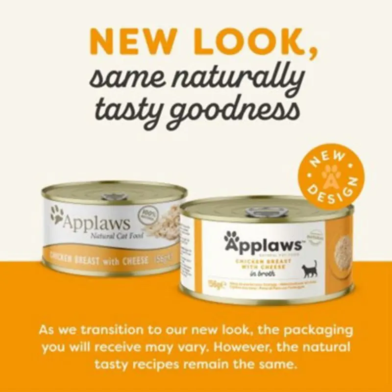Applaws Cat Can Chicken & Cheese (Pack Of 24) 156G