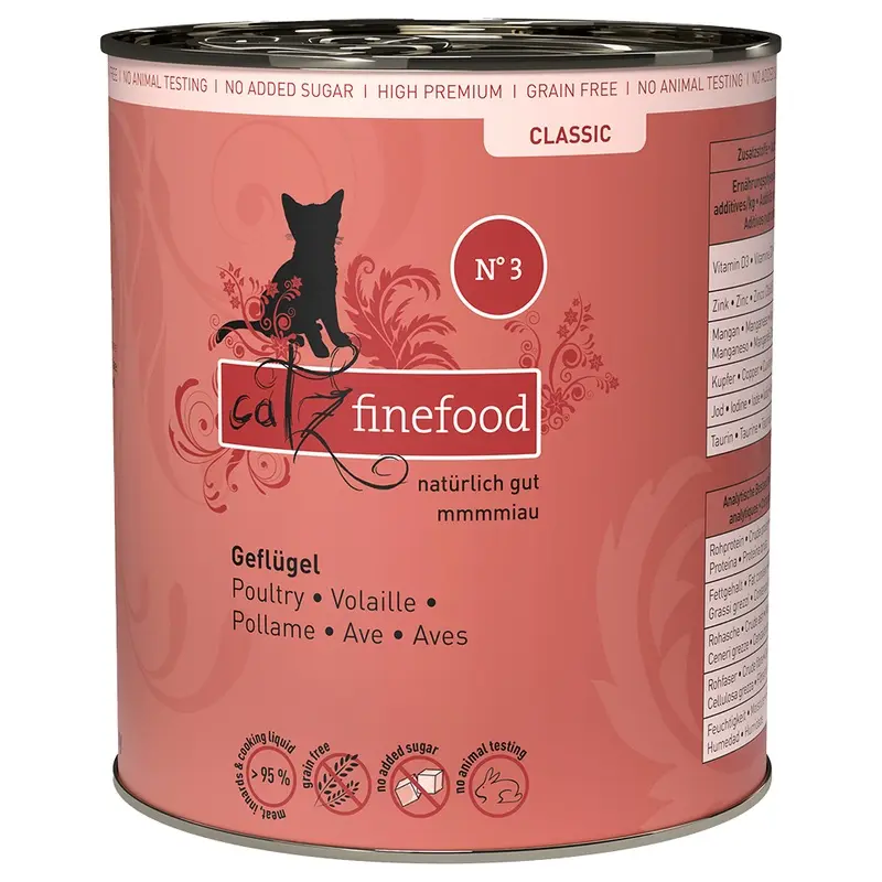Catz Finefood Can 6 X 800G - Poultry