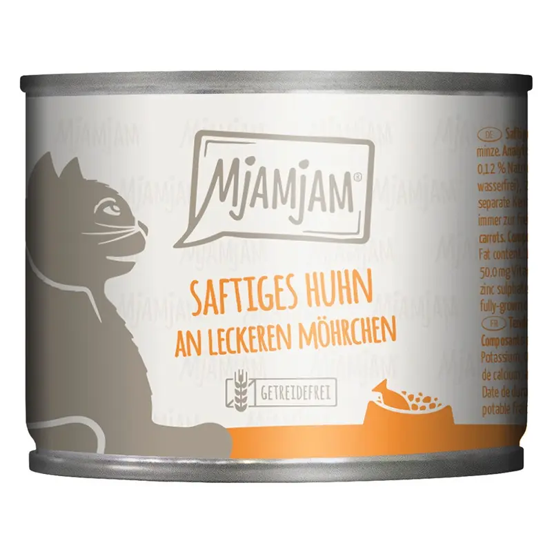 Mjamjam 6 X 200G - Juicy Chicken With Tasty Carrots