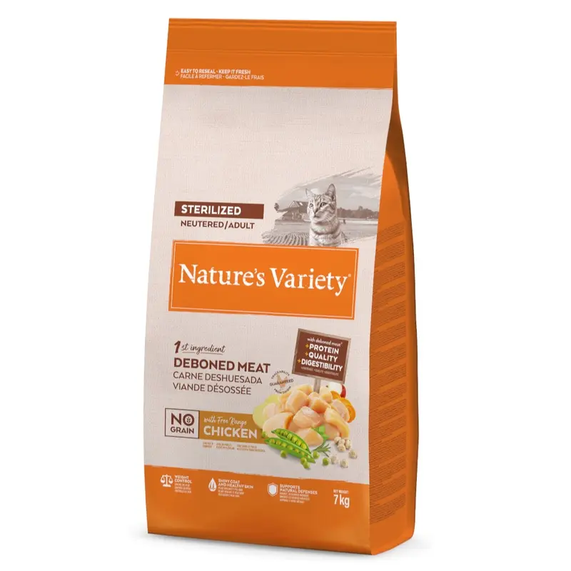 Natures Variety Natures Variety No Grain Sterilised Free-Range Chicken - 7Kg