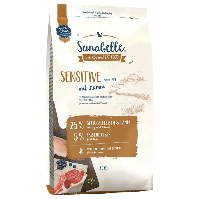 Sanabelle Sensitive With Lamb - 2Kg