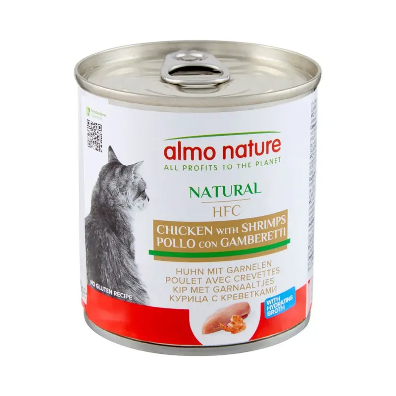 Almo Nature Hfc For Cats 6 X 280G - Chicken & Shrimp