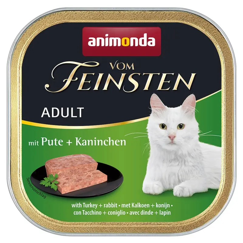 Animonda Vom Feinsten Adult 6 X 100G - Turkey & Rabbit