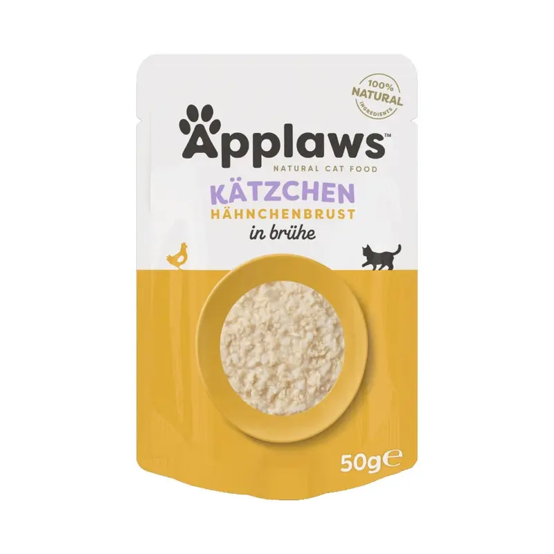 Applaws Natural Kitten In Broth 12 X 50G - Chicken Breast