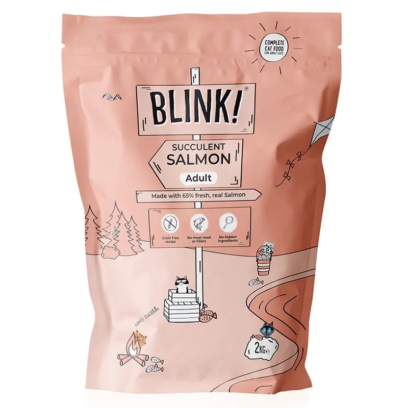Blink! Fresh Dry Adult Cat Food Salmon 2Kg