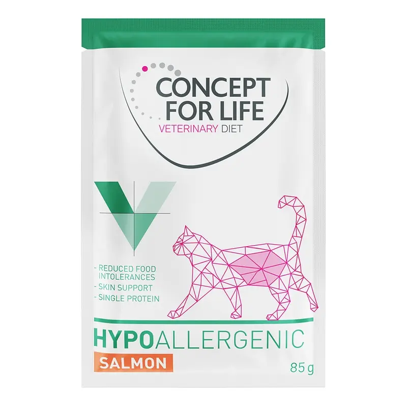 Concept For Life Vet Concept For Life Veterinary Diet Hypoallergenic - Salmon - 12 X 85G