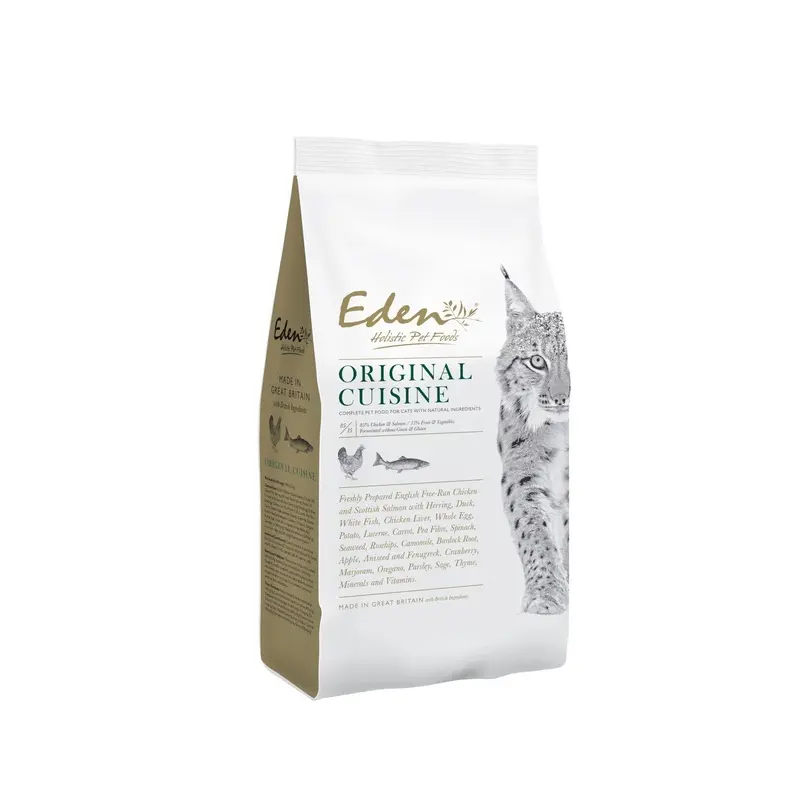 Eden Pet Foods Eden 85/15 Original Cuisine Kibble For Cats - Salmon/White 4Kg