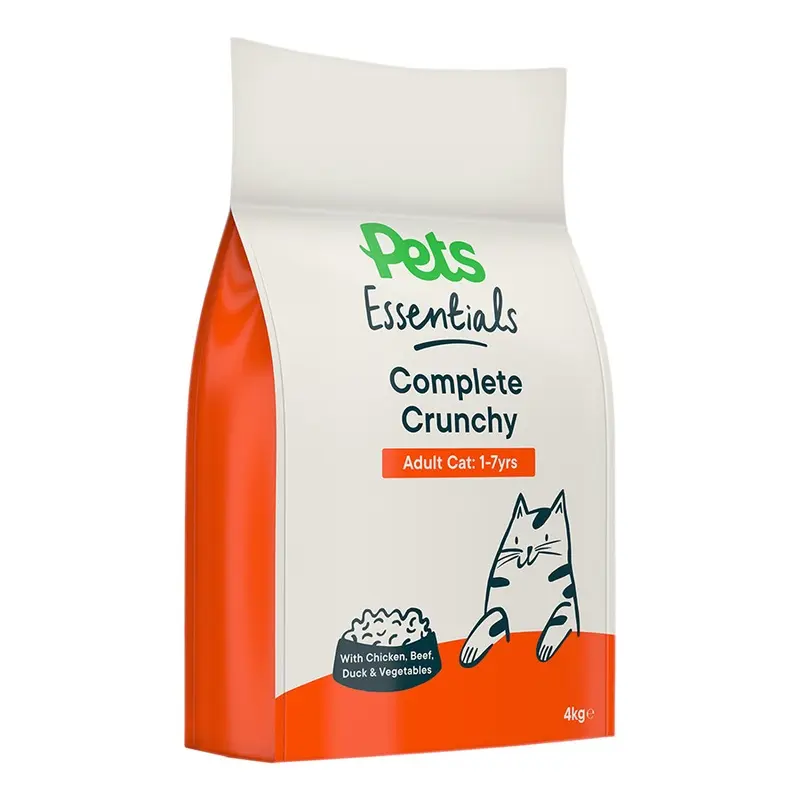Pets Essentials Complete Chicken, Beef, Duck & Veg Dry Adult Cat Food 4Kg
