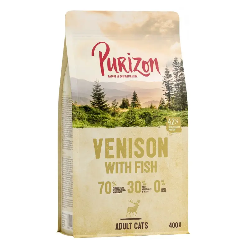 Purizon Adult Grain-Free Venison With Fish - 400G