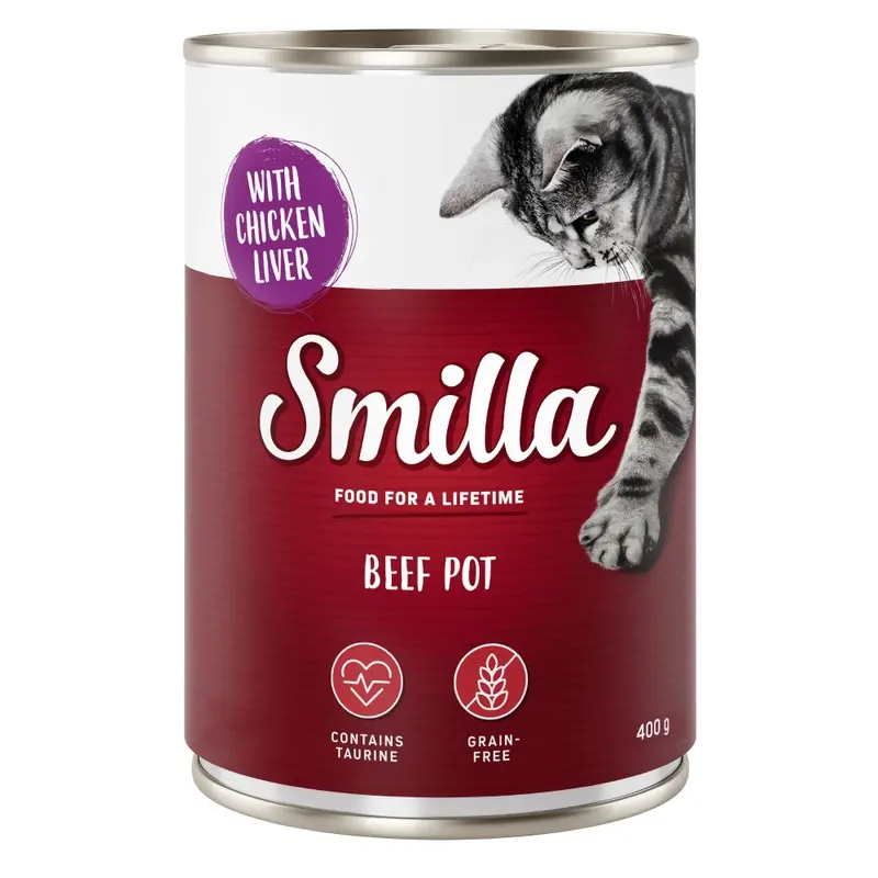 Smilla Tender Beef 6 X 400G - Tender Beef With Chicken Liver